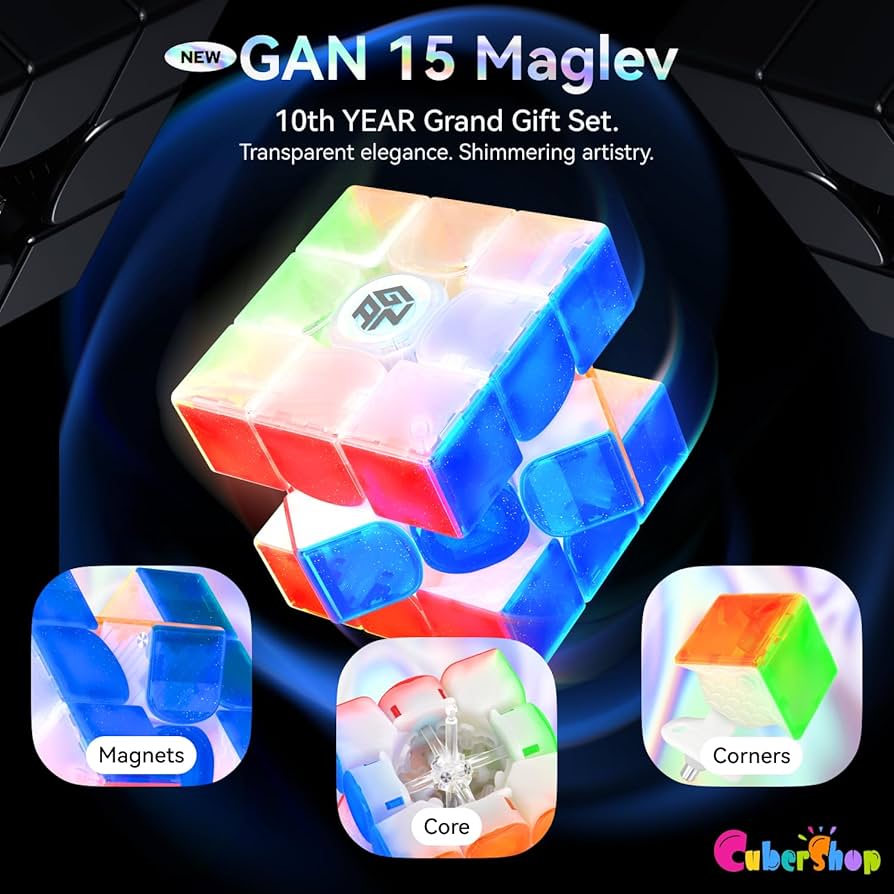 Amazon.com: CuberShop GAN 15 MagLev (10th Anniversary