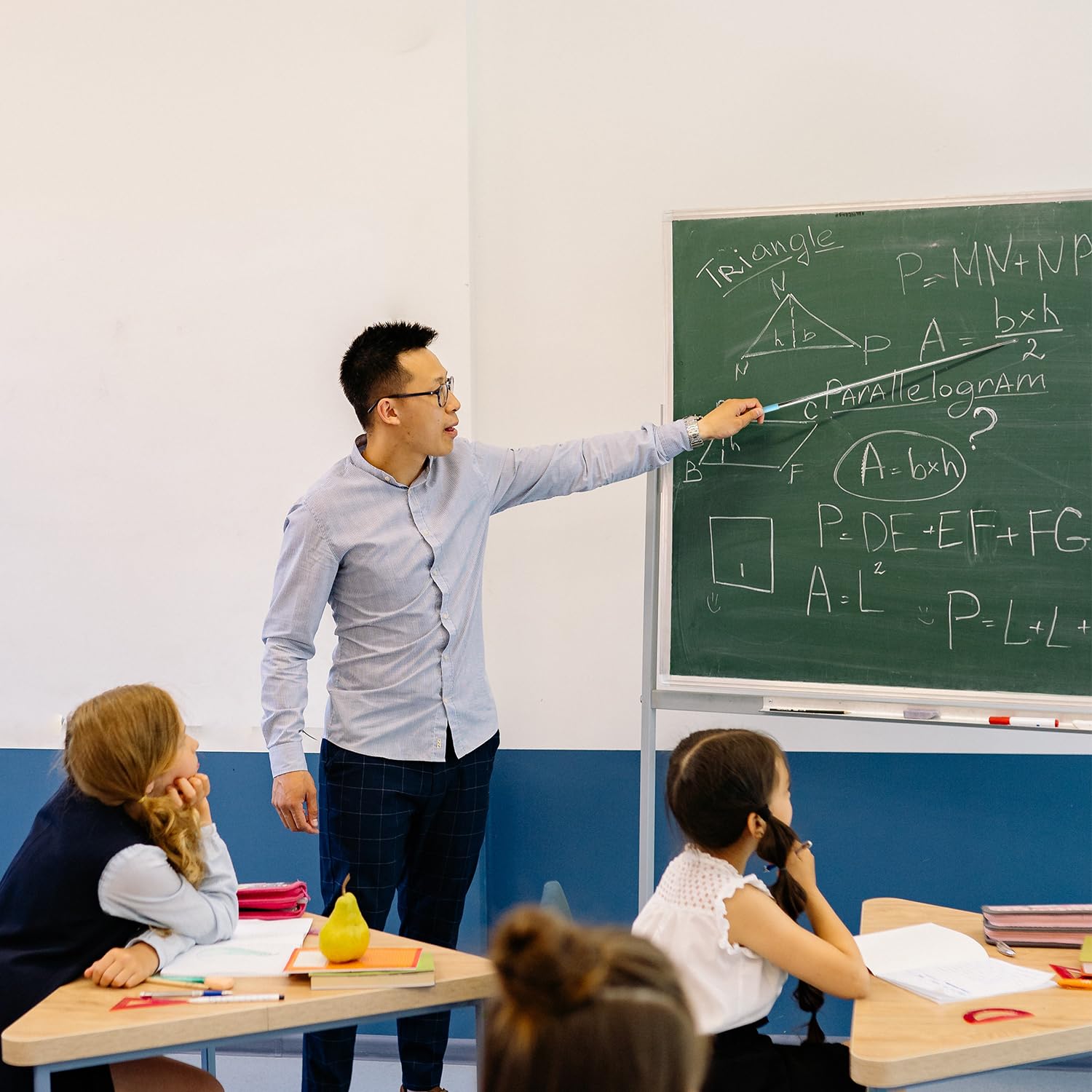 Finger Pointer Pointeur Télescopique Pour Enseignants - Extensible Jusqu'à 68cm - Acier Inoxydable - Design En Forme De Doigt Pédagogie Classe Innovante