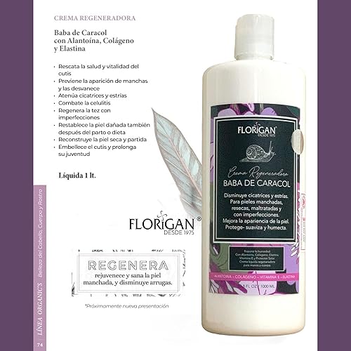 Miniatura 6 de Loción Dinámica Rostro y Cuerpo Baba de Caracol 1lt