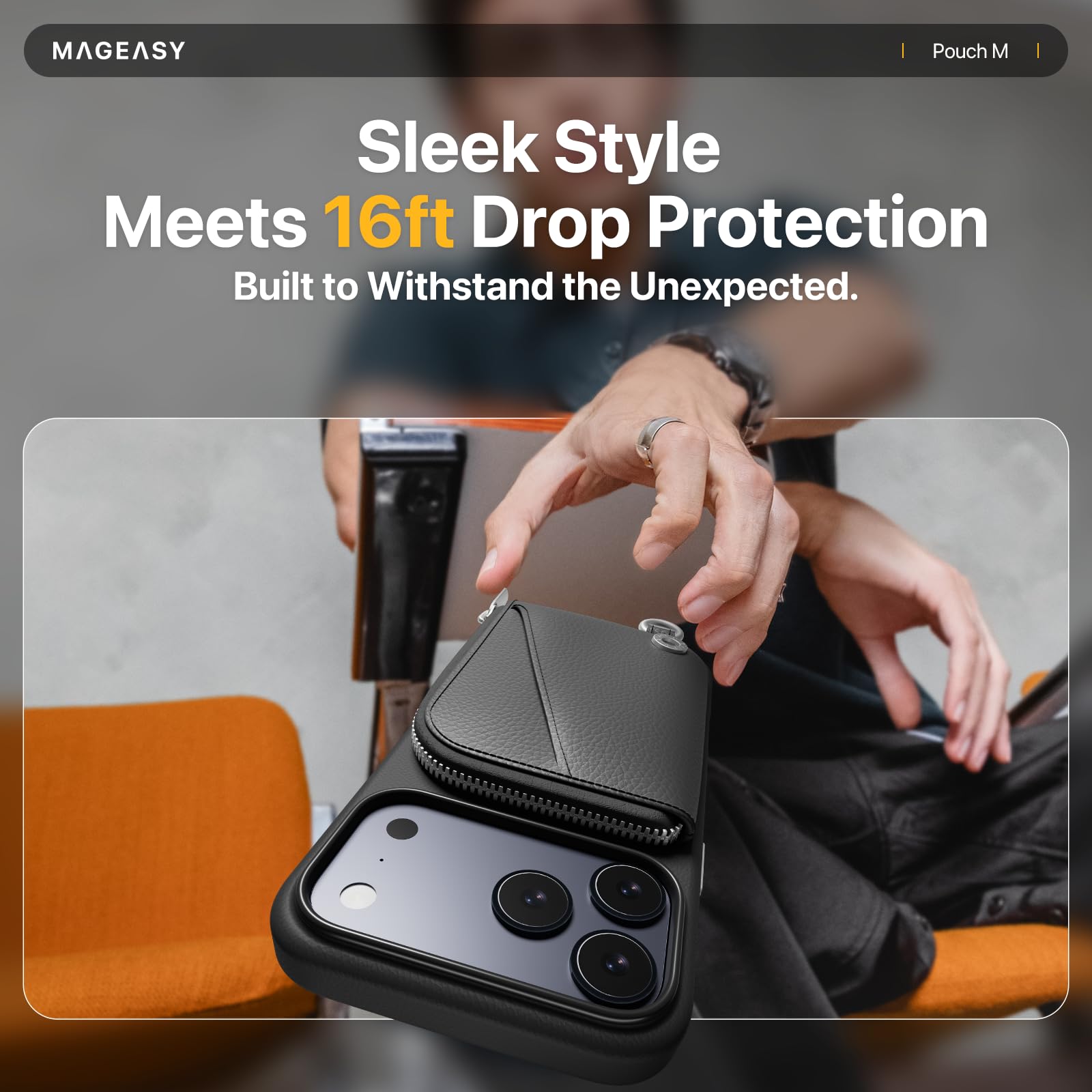 新品MagEasy iPhone17ProMAXケースpouch Mバーガンディ 新品MagEasy iPhone17ProMAXケースpouch Mバーガンディ MagEasy