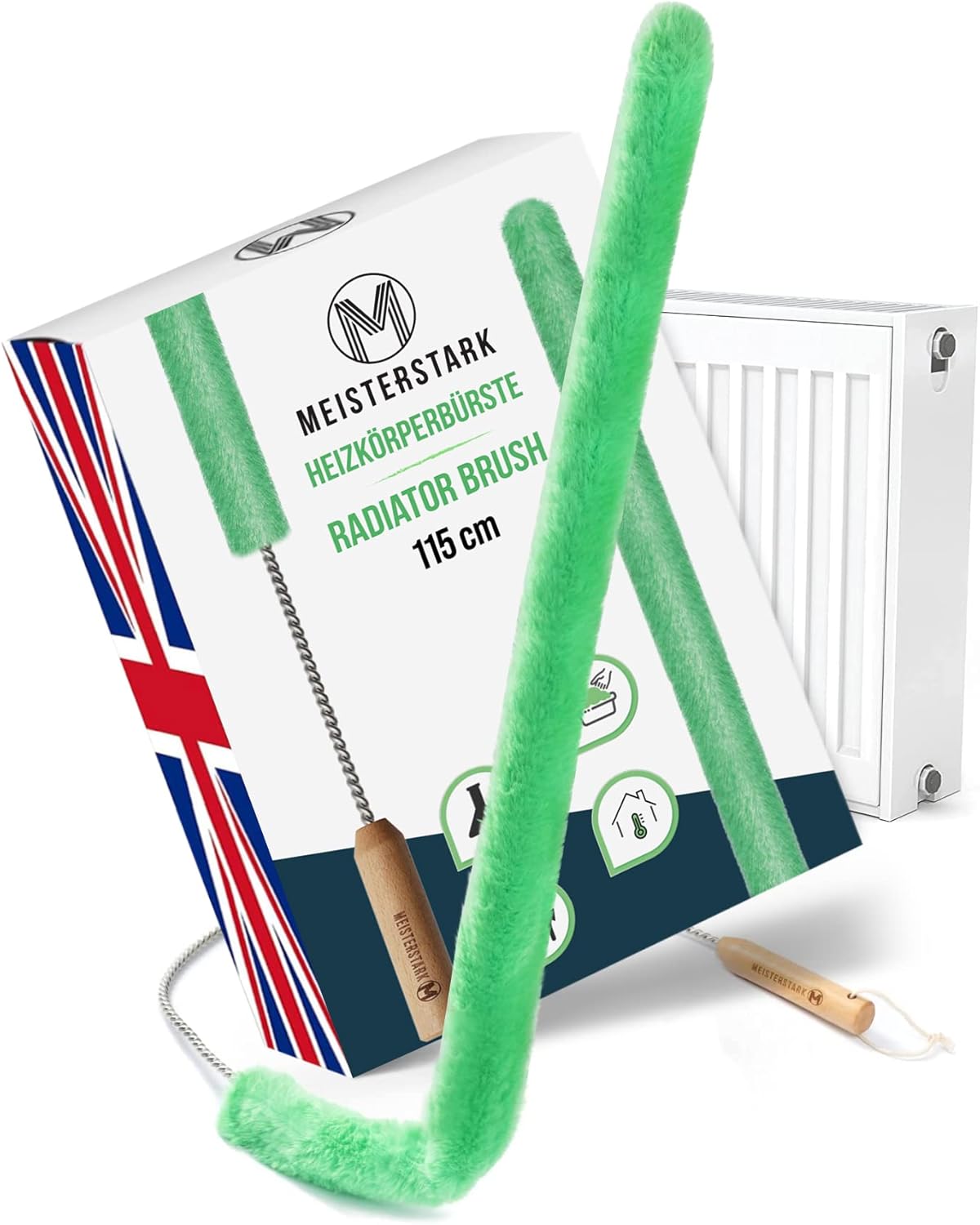 New Radiator Brush 2.0 [NO HAIR LOSS] Soft Radiator Cleaner Brush