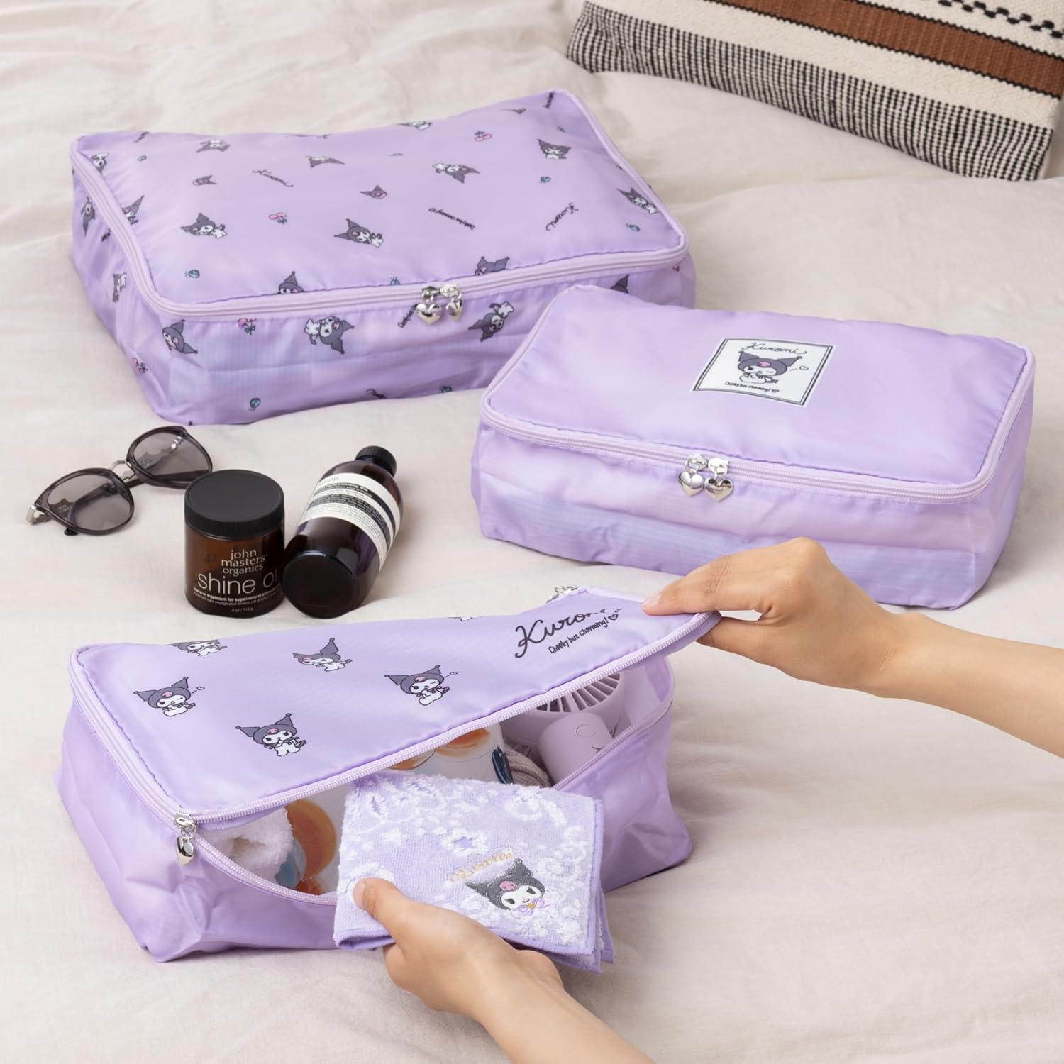 Sanrio 020559 Chromi Travel Inner Case Set of 3