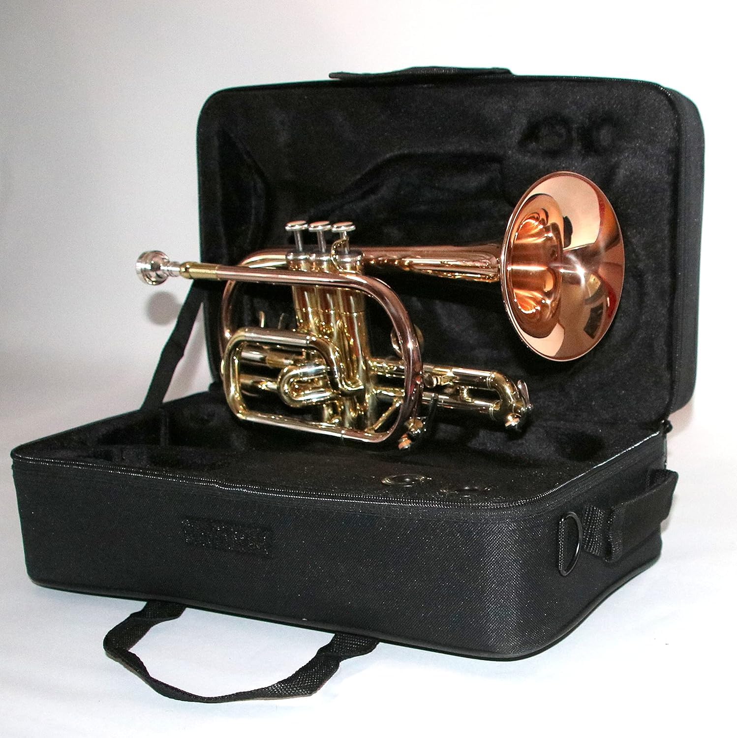 Soundman ECR-501R Kornett in Goldmessing - mit Mundstück und Koffer