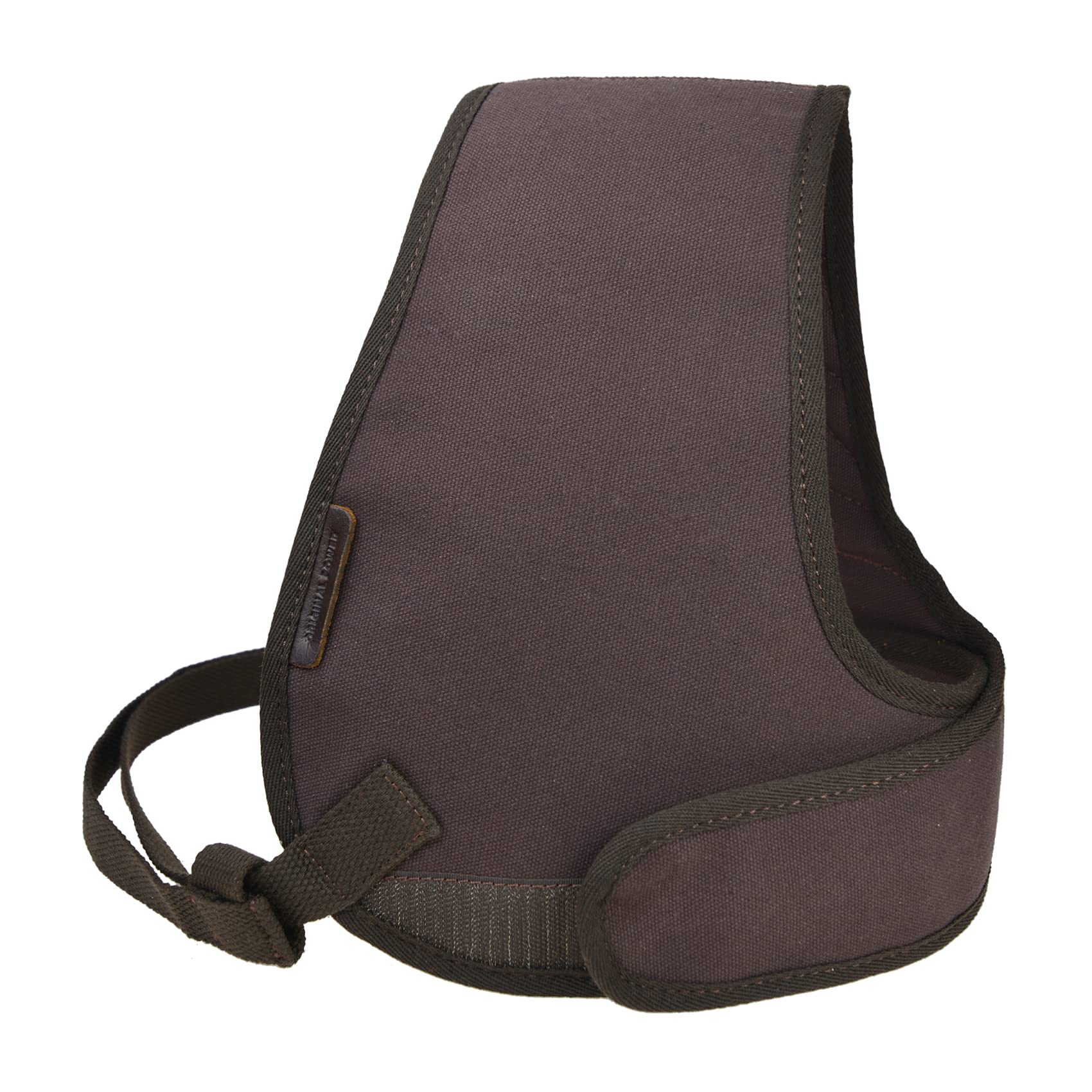 WAYNE'S DOG Verstellbares Gewehr Shotgun Shield Schulterschutz Recoil Pad, Gepolsterte Lederhemd Weste zum Schießen (Kaffee)