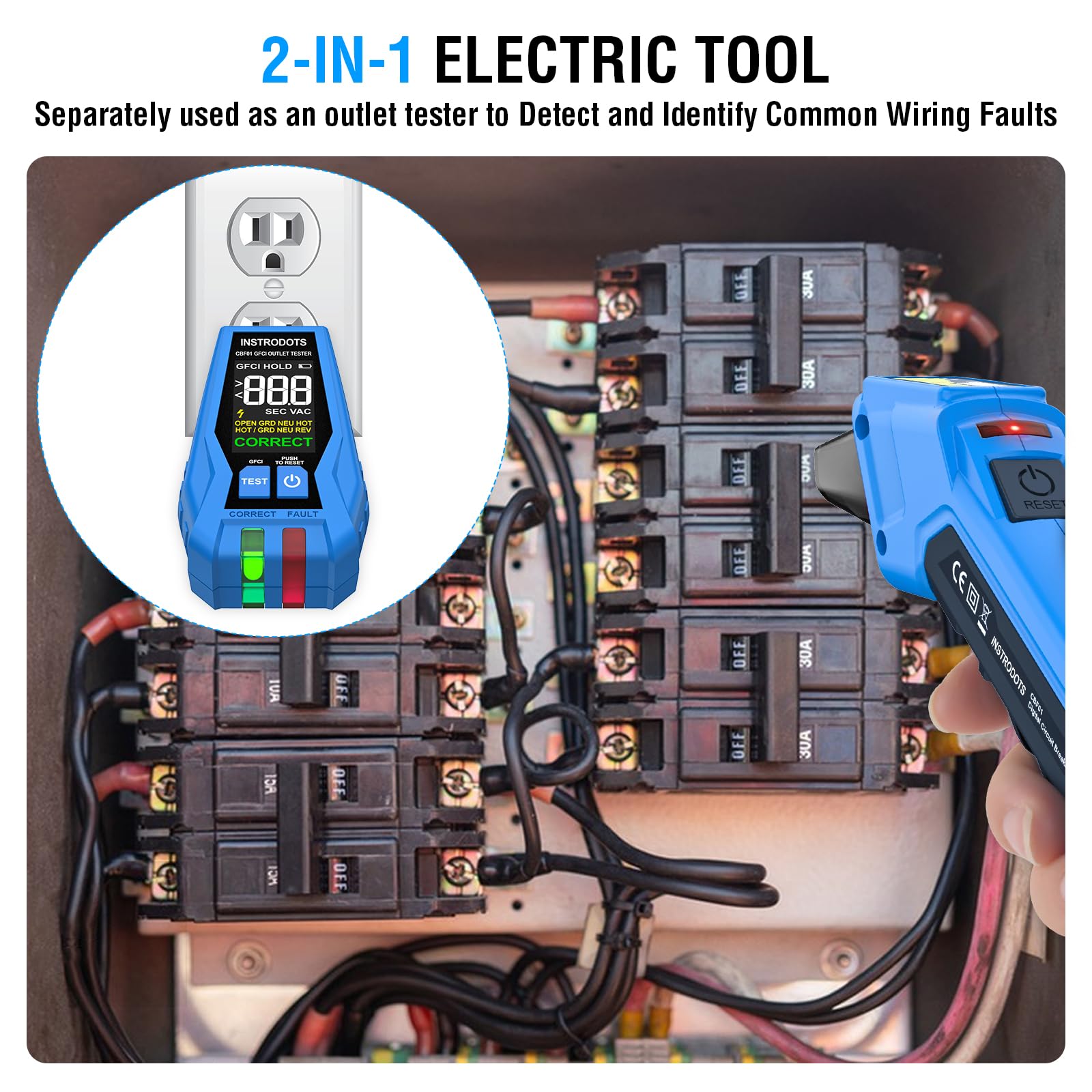 Circuit Breaker Finder & GFCI Tester - Easy Electrical Troubleshooting -8