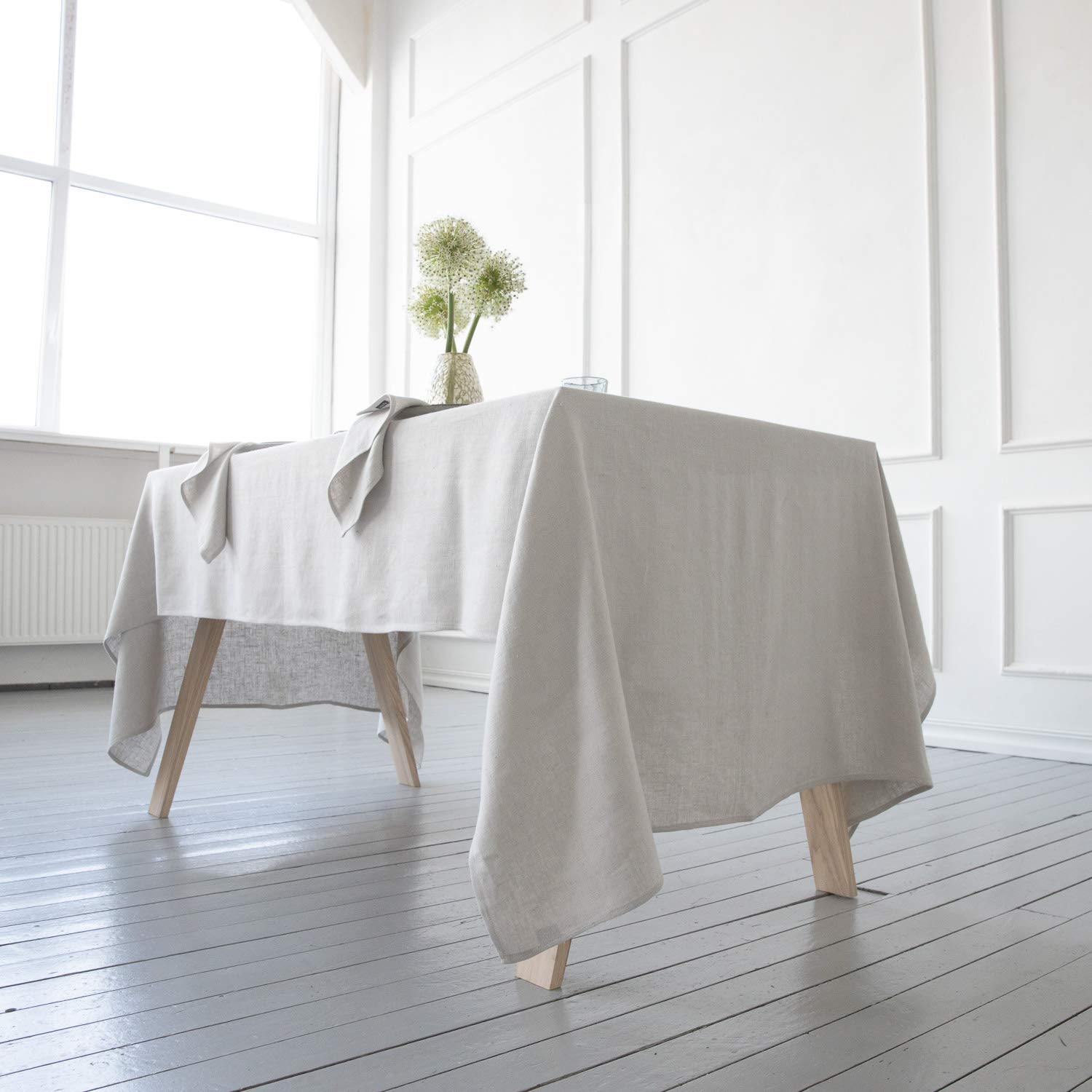 Amazon｜LinenMe 0237507 テーブルクロス 53インチ x 126インチ