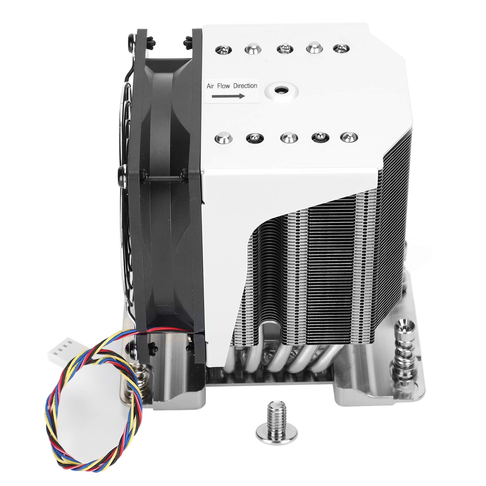 Diyeeni CPU-Lüfter 3800 U/min für H11 4U Server Workstation EPYC 7000 Sockel SP3, Extrem Leiser CPU-Kühler mit Kühlkörper, SNK-P0064AP4, 38 DBA Geräuscharm, 180 W TDP-Prozessorlüfter