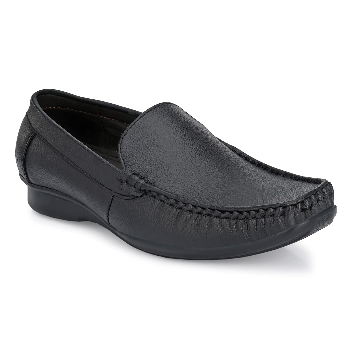 Buy INDIANTRENDS Formal Shoes Pure Leather Light Weight Black Men Shoes