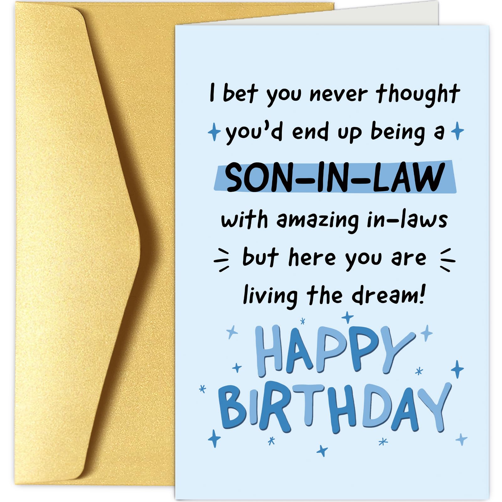 Snapklik.com : Funny Son In Law Birthday Card, Hilarious Birthday Card ...