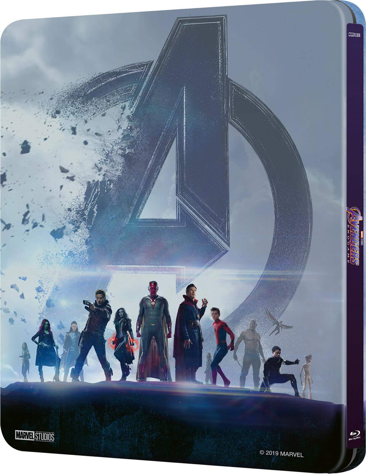 Avengers Endgame 3D Limited Edition Steelbook / Import / Includes 2D Region Free Blu Ray