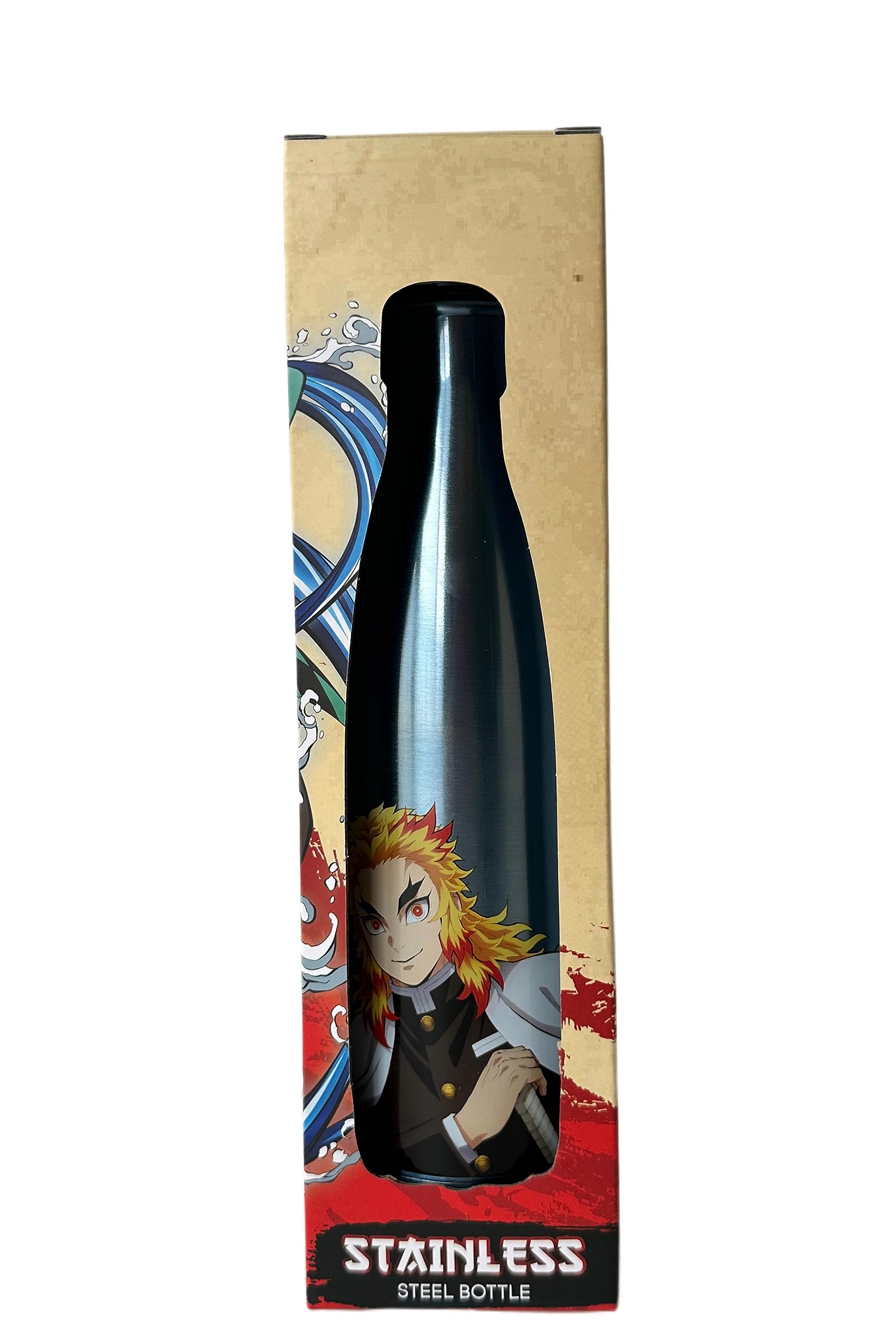 Borraccia Demon Slayer Acciaio Inox 500ml - Doppia Parete, Termica, Licenza Ufficiale