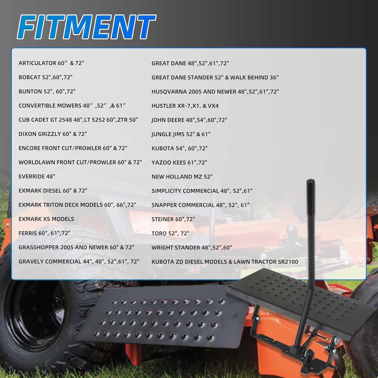 ACS6000ULS,088-6003-00 Mower Chute Blocker Fit for Most Zero Turn Mowers, Advanced Chute Blocker System ZT Toro Mowers Discharge Shield Part Number 088-6003-00,ACS6000ULS,088600300