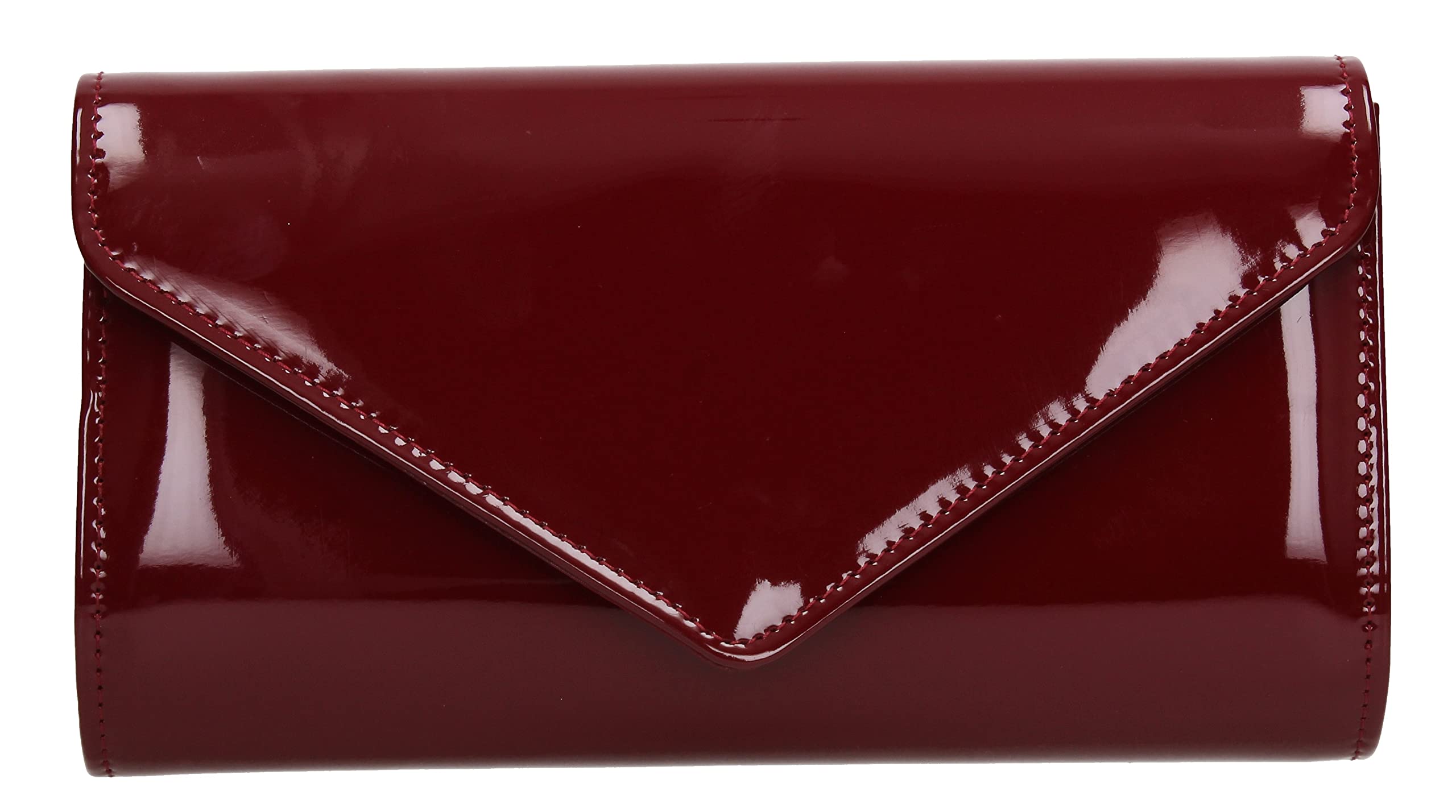 SwankySwans Alisa Patent Party Prom Evening Clutch Bag