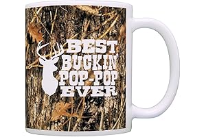 ThisWear Grandpa Gifts Hunting Camo Coffee Mug | Novelty Ceramic Cup Best...