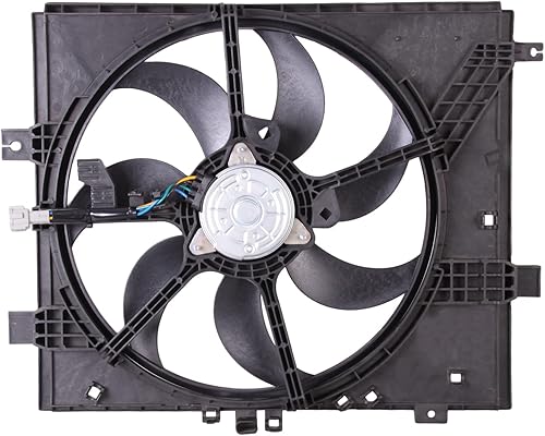 TYG OE Ventilador de refrigeración de repuesto (calidad CAPA) para Nissan Versa Sedan 1.6L Auto (4 velocidades) 2013-2017 y transmisión manual