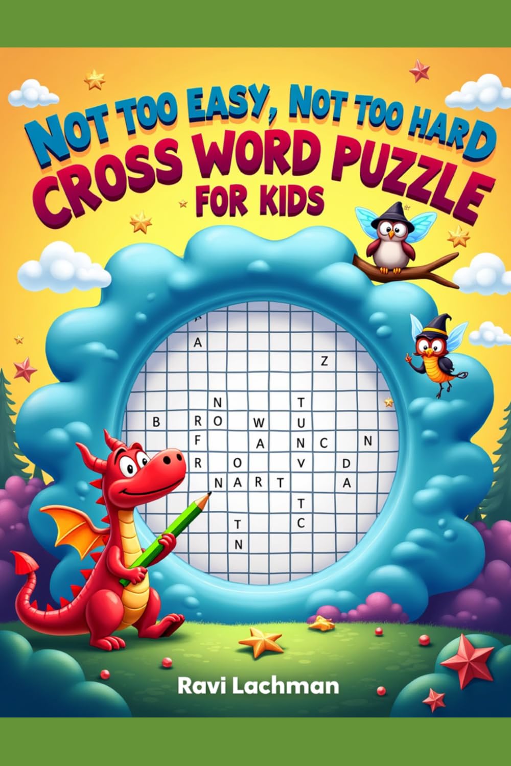 Not to easy not too hard crossword puzzle for kids