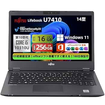 Amazon.co.jp: 【整備済み品】富士通 ノートパソコン FUJITSU