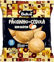 Pão de Cebola Sem Glúten Sem Lactose Sem Leite Belive 200g