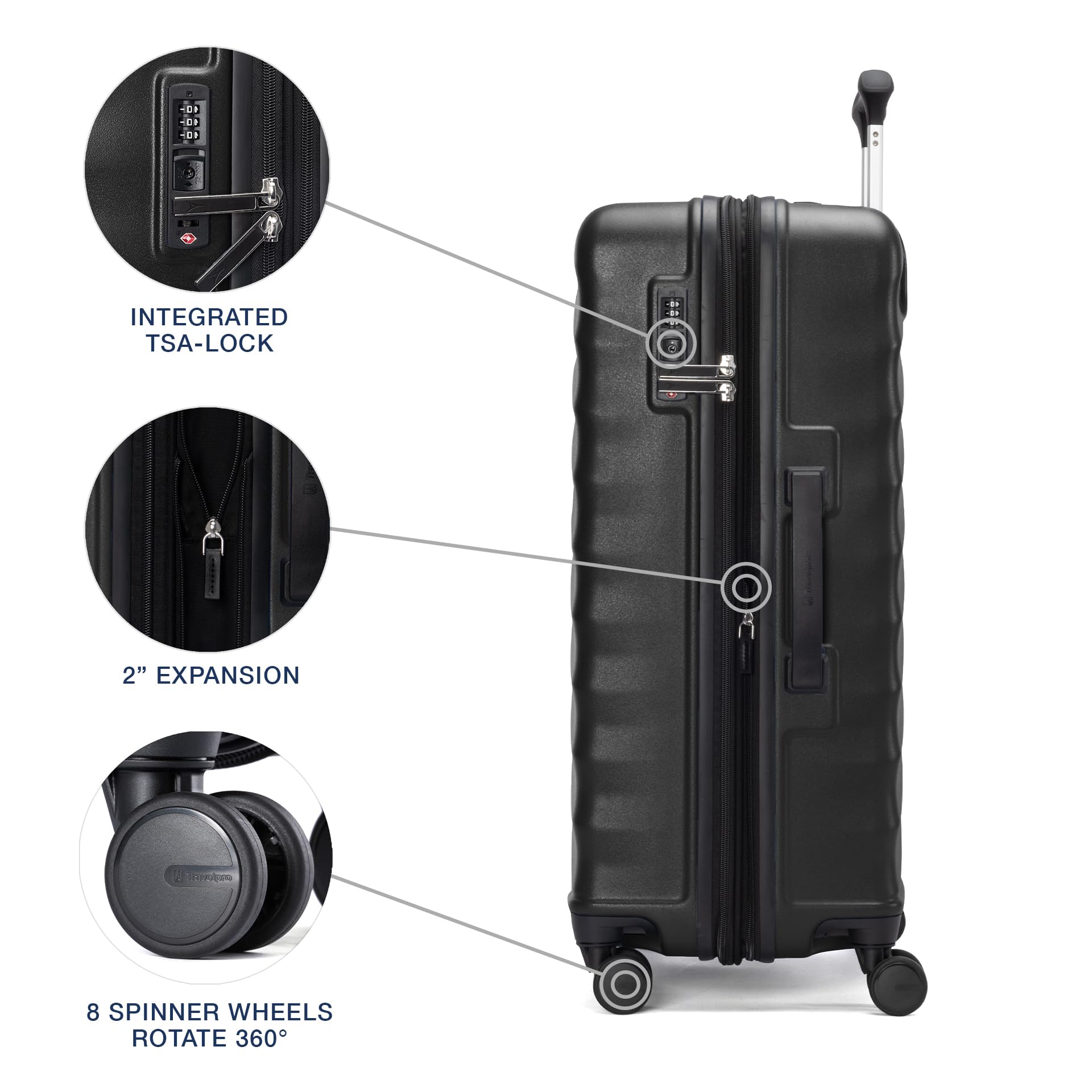 Amazon.com: Travelpro: Black Luggage