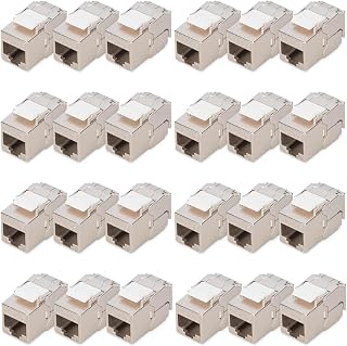 DIGITUS Keystone-Modul Cat 6A – 24 Stück – Geschirmt – Kompaktgehäuse