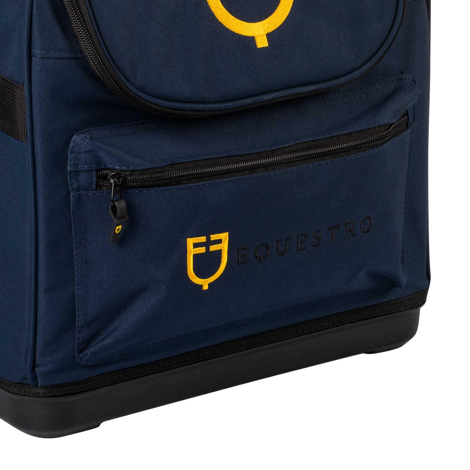 Generico Equestro Borsa per Kit Grooming, Blu Navy, con Tasche Multiple e Tracolla