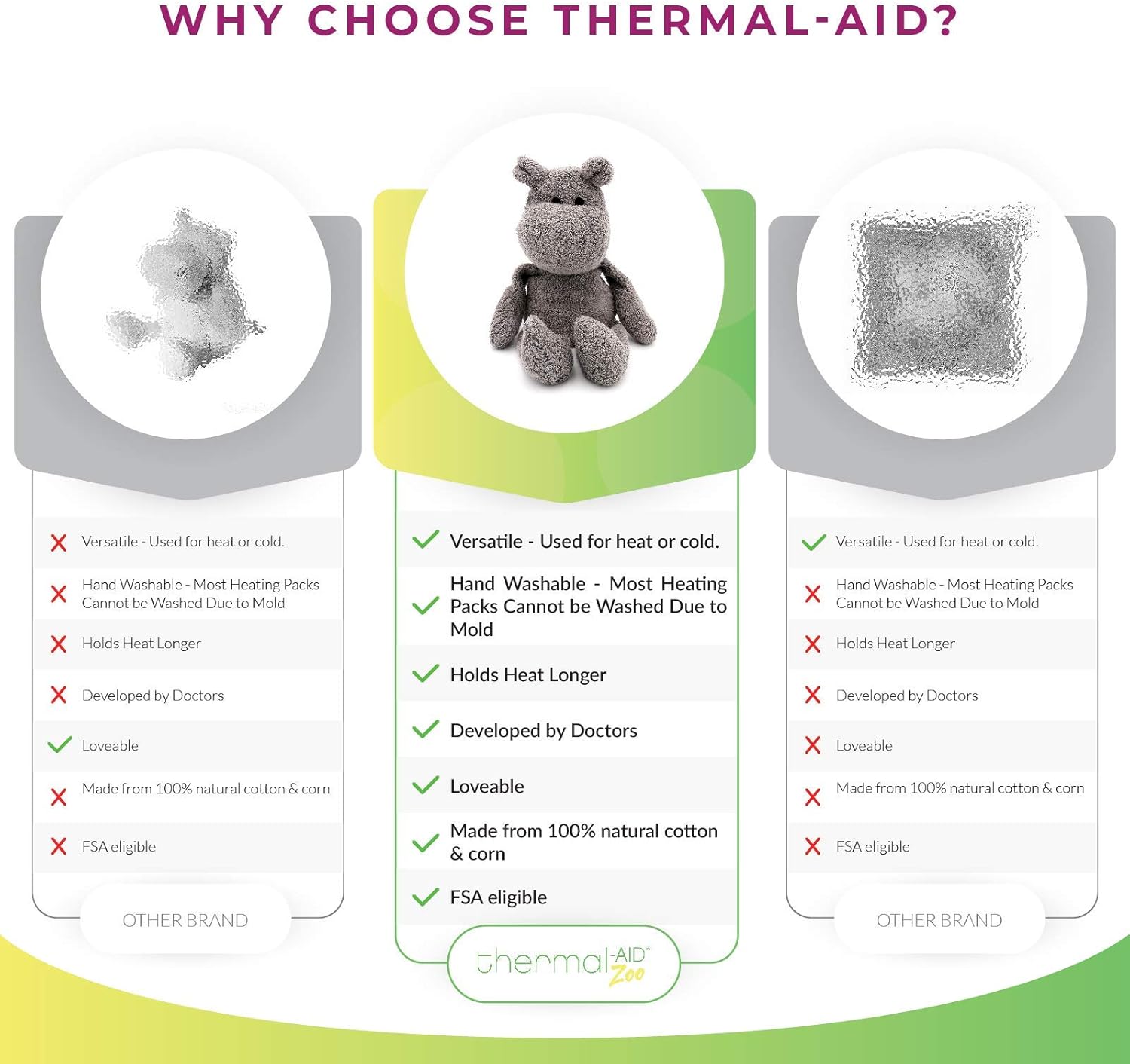 Onе-Dау Sаlе: Uр tо 40% оƒƒ Thermal-Aid Zoo — Mini Happy The Hippo — Kids Hot and Cold Pain Relief Boo Boo Tool — Heating Pad Microwavable Stuffed Animal and Cooling Pad — Easy Wash, Natural Sleep Aid Crаzу Dеаlѕ Thermal-Aid Zoo — Mini Happy The Hippo — Kids Hot and Cold Pain Relief Boo Boo Tool — Heating Pad Microwavable Stuffed Animal and Cooling Pad — Easy Wash, Natural Sleep Aid