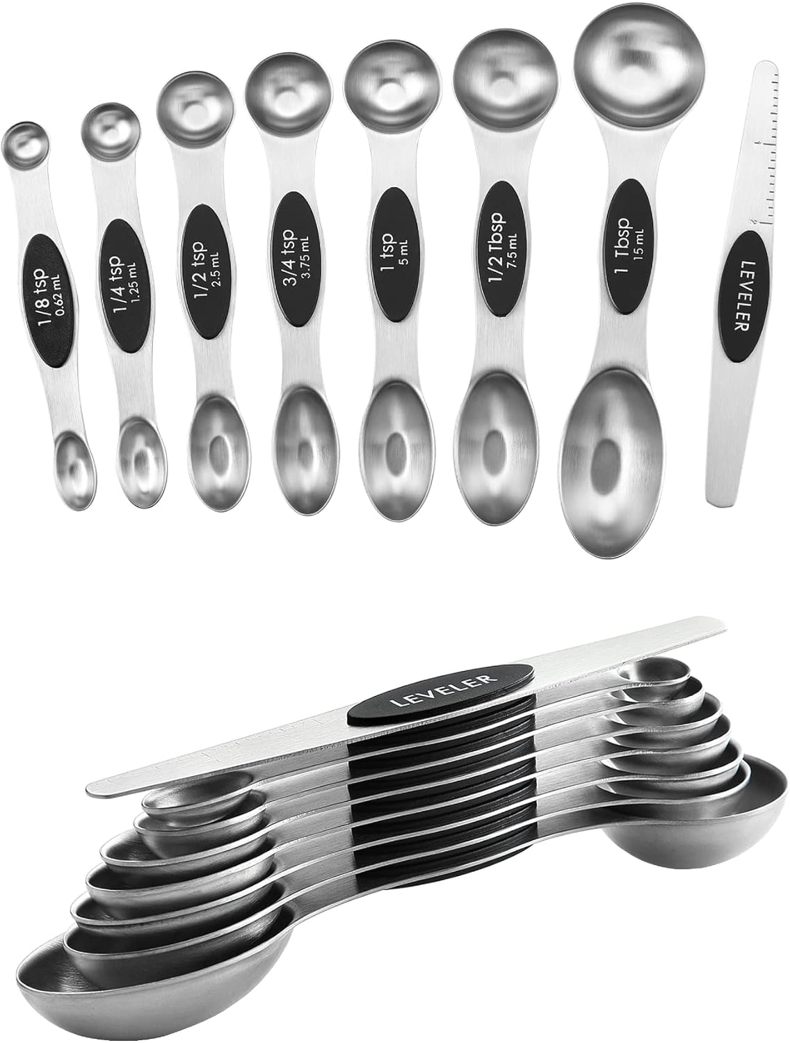 Spring Chef Stainless Steel Measuring Spoons Set