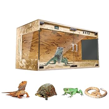 Amazon | Gwufiu 爬虫類ケージ 飼育 ケース 爬虫類 トカゲ 飼育