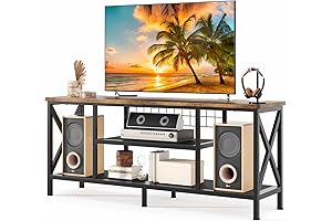 Gizoon Chic Industrial 59.8'' Tall TV Stand