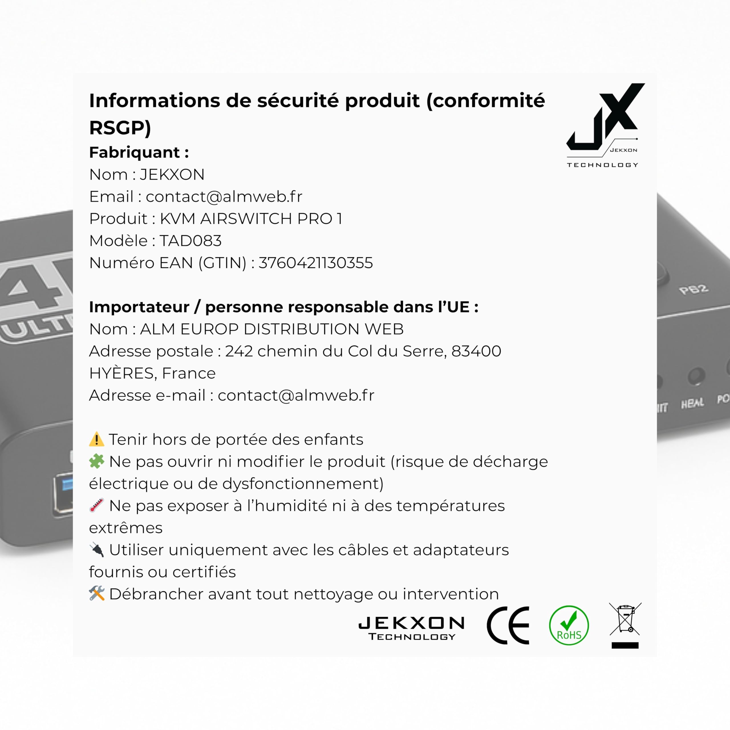 KVM Switch HDMI 4K 120 Hz – Pack Câbles & Adaptateurs Inclus – Commutateur KVM 2 PC 1 Écran USB 3.0 | Boîtier Aluminium Noir Mat Compact 12 cm | Compatible Windows/macOS / PS5 | Plug&Play 0 Latence