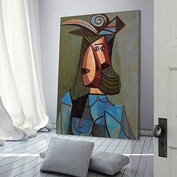 Amazon.co.jp: Pablo Picassoパブロ・ピカソ画家の作品（女性の肖像