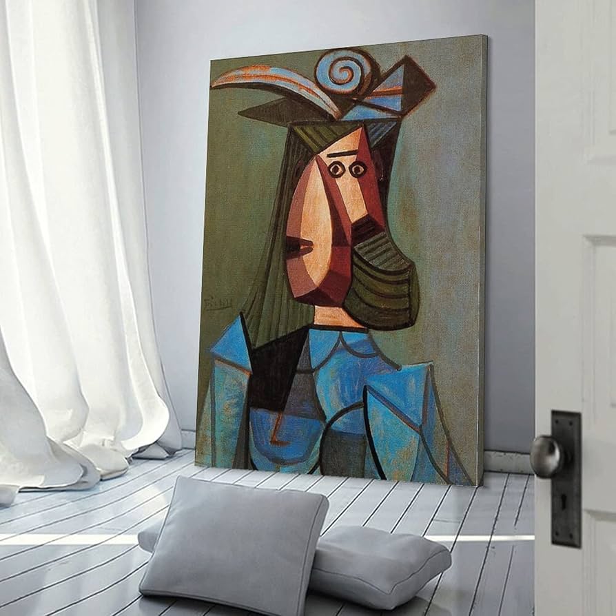 ピカソ　アートポスター　ドラ マールの肖像画　ドラマール　ピカソ美術館　額装品 Amazon.co.jp: Pablo Picassoパブロ・ピカソ画家の作品（女性の