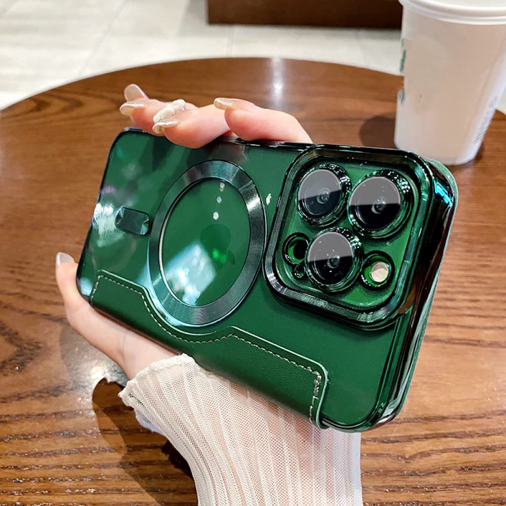 Couverture silicone iPhone 11 verte pour charge sans fil en déplacement - 7