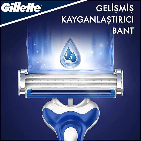 Gillette Blue3 Sensitive Kullan At Tıraş Bıçağı 3'lü 1 Paket