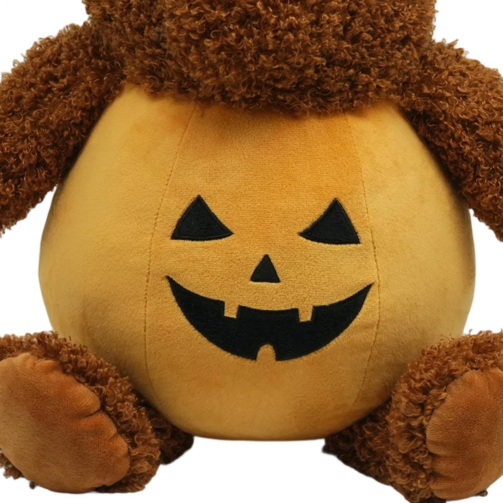 Peluche di Halloween, zucca, morbido cuscino