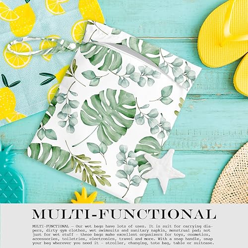 Miniatura 4 de Bolsa húmeda y seca, bolsa húmeda para traje de baño, viajes, playa, piscina, pañales sucios, yoga, gimnasio, ropa, artículos de tocador, bolsa de