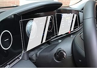2021 2022 2023 Elantra Screen Protector Design for Hyundai Elantra 2021-2023 10.2 inch Navigation and Digital Gauge Cluster Screen Tempered Glass Elantra 2023 Screen Protective Film Accessories 2 Pack