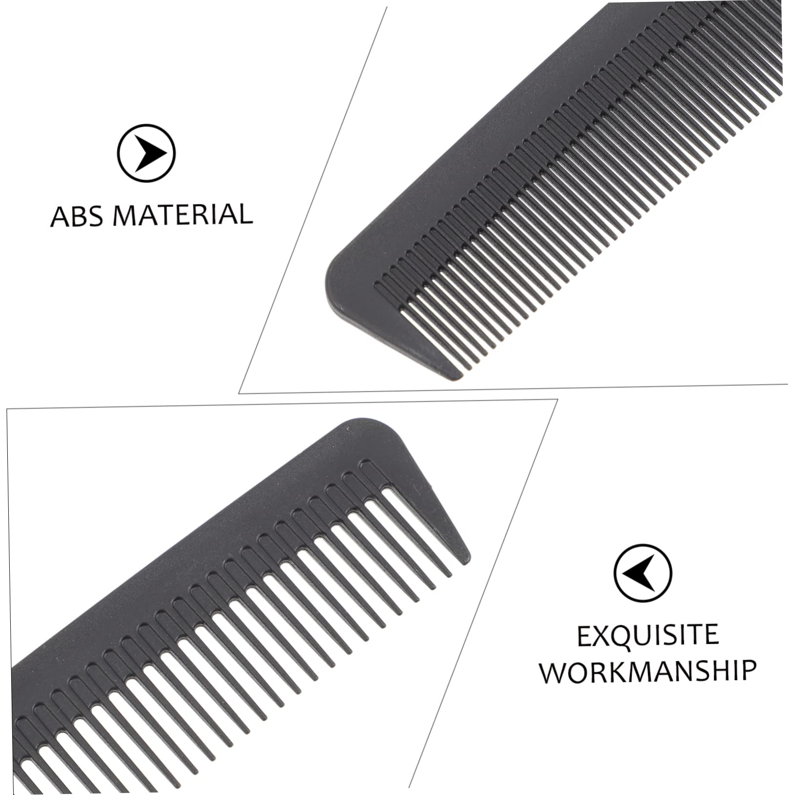 FRCOLOR 18piezas Peine De Dientes Dobles y Para Peinado Peines De Plástico Antiestático Para Hombres y Mujeres Para Cuidado y Estilo Del Cabello