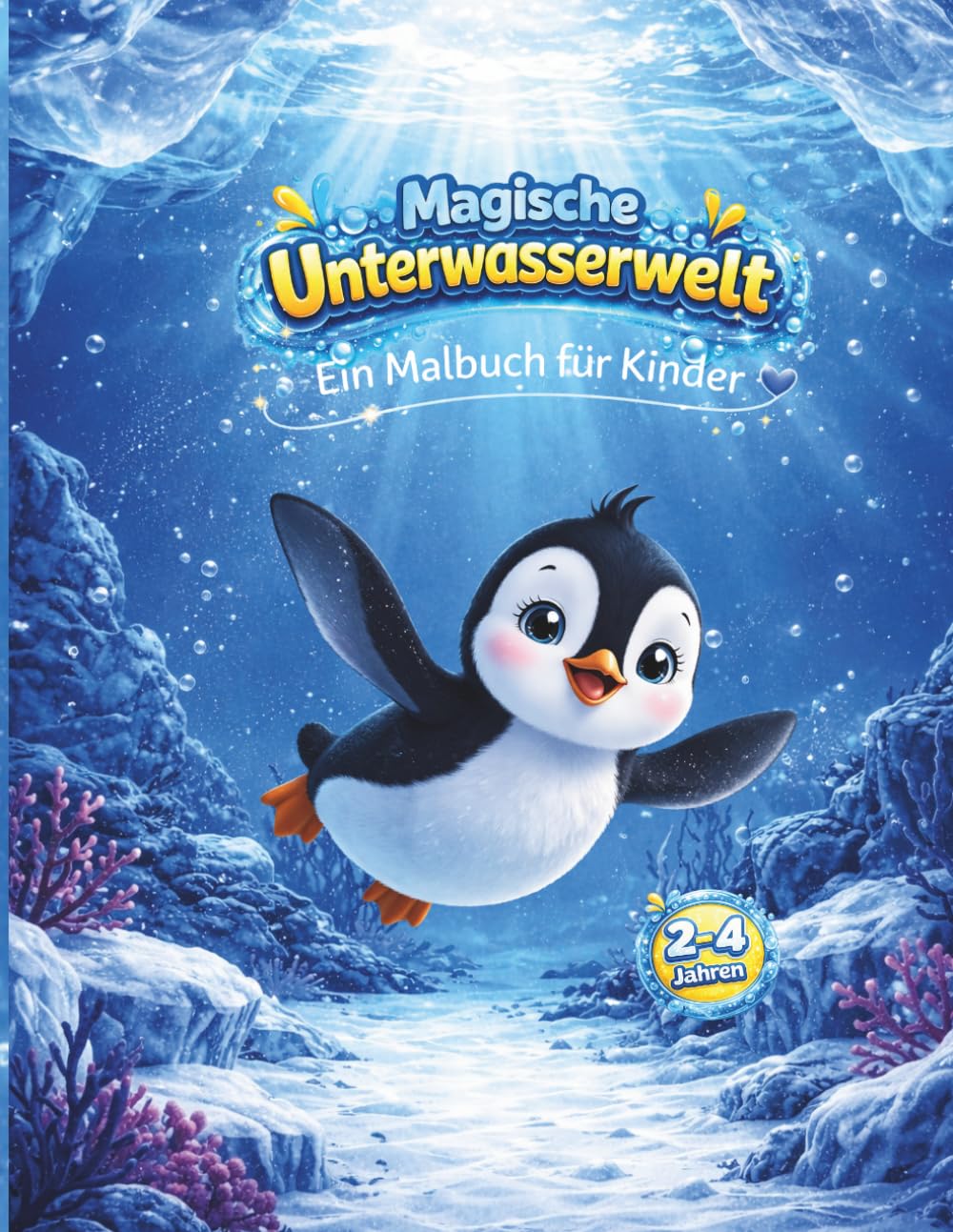 Magische Unterwasserwelt: Ein Malbuch für Kinder