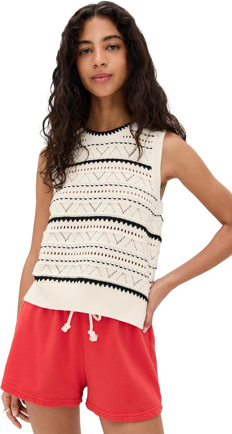 Varley Women's Athena Pointelle Knit Vest