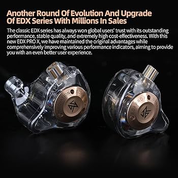 Amazon.com: KZ EDX PRO X HiFi in-Ear Monitor Earbuds,Sports