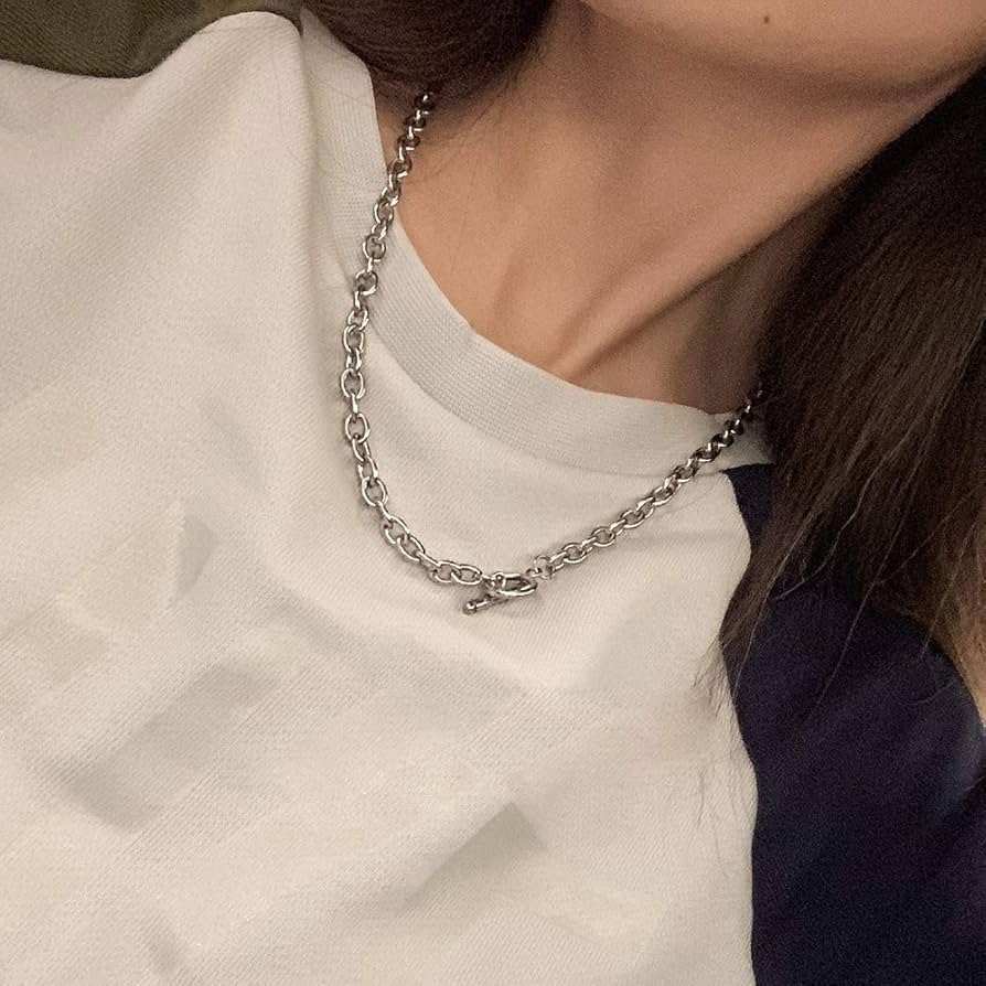 Amazon.co.jp: Xering ファッション シンプル トグル チャンキー