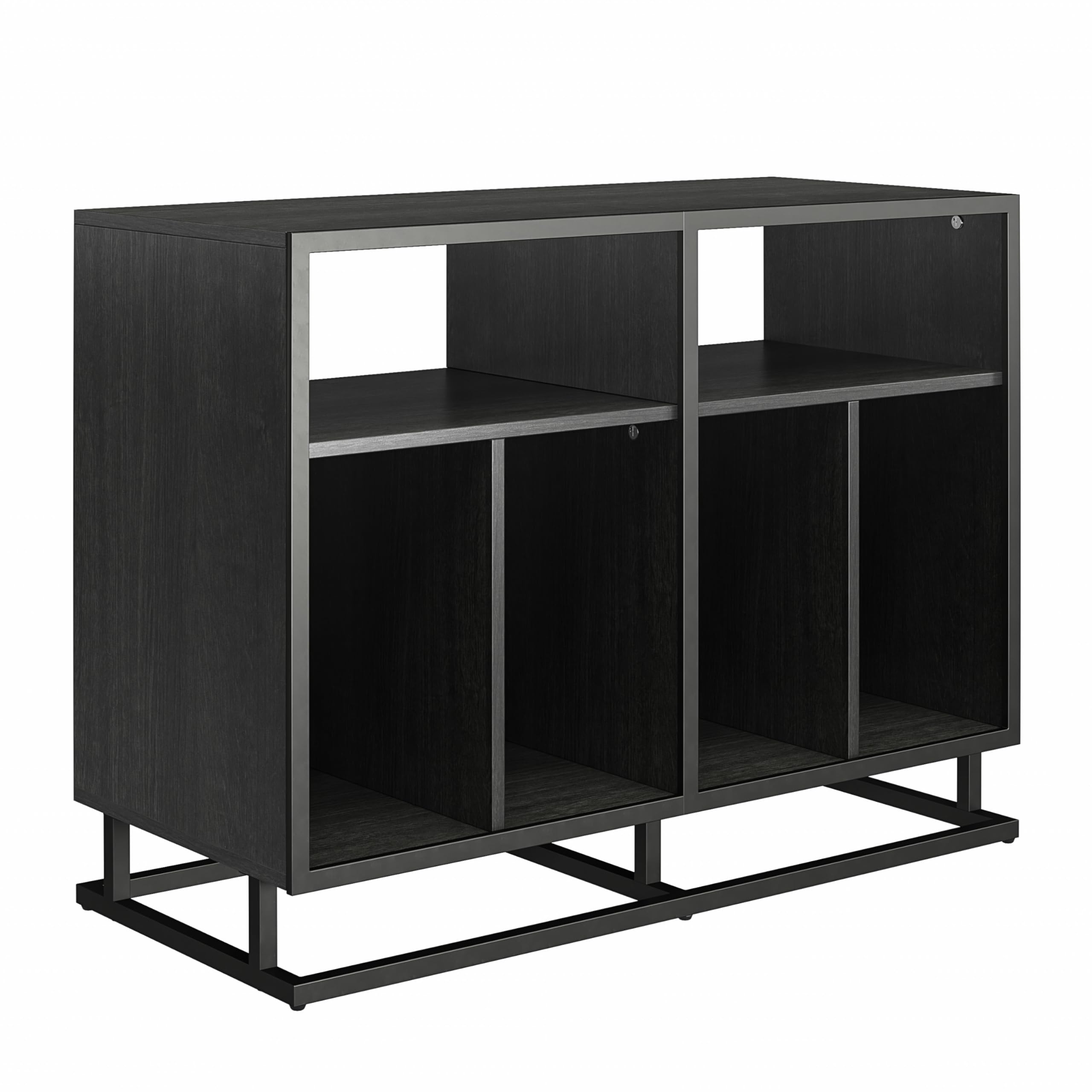 Amazon.com: Novogratz Regal Double Wide Record Station/Accent