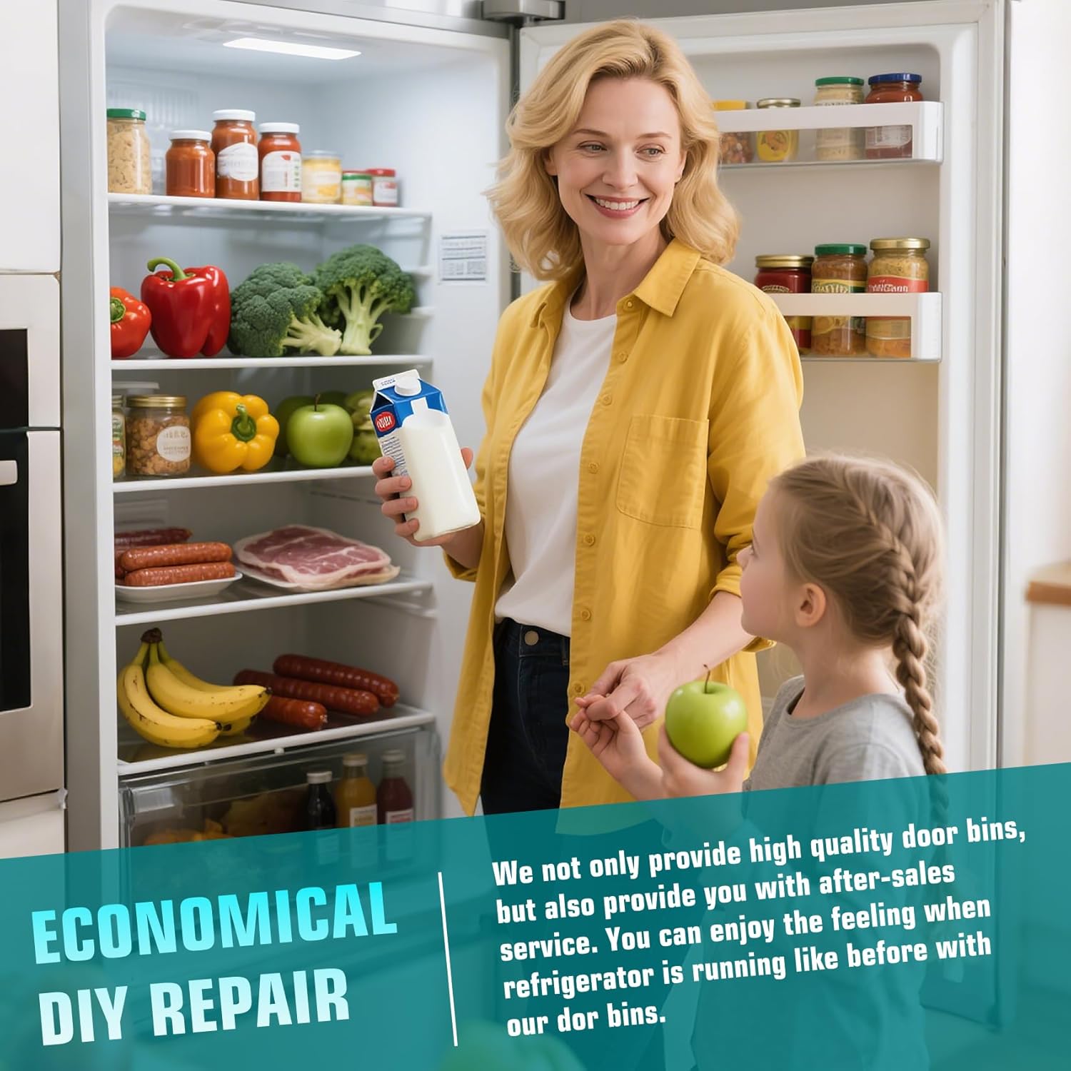 DA63-08645A Refrigerator Door Shelf 1Pack, RT18M6215SR Door Shelf Replacement Compatible with samsung Refrigerator Model: RT18M6215SR RT18M6215SG RT18M6213SR, RT18M6215SG/AA shelf Replace for 4864777