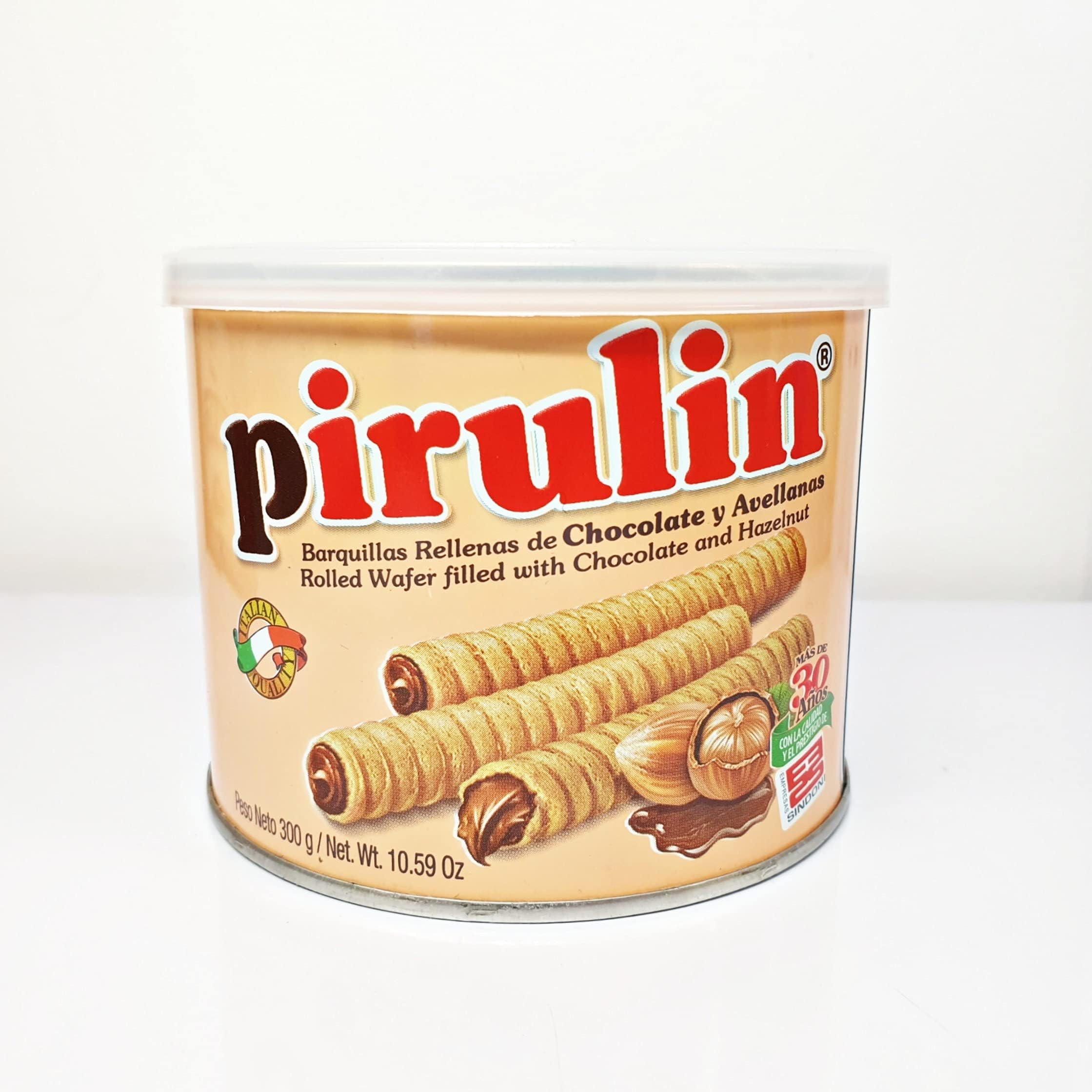 Chocolate wafers, Box of 6 cans of 300 gr. Pirulin