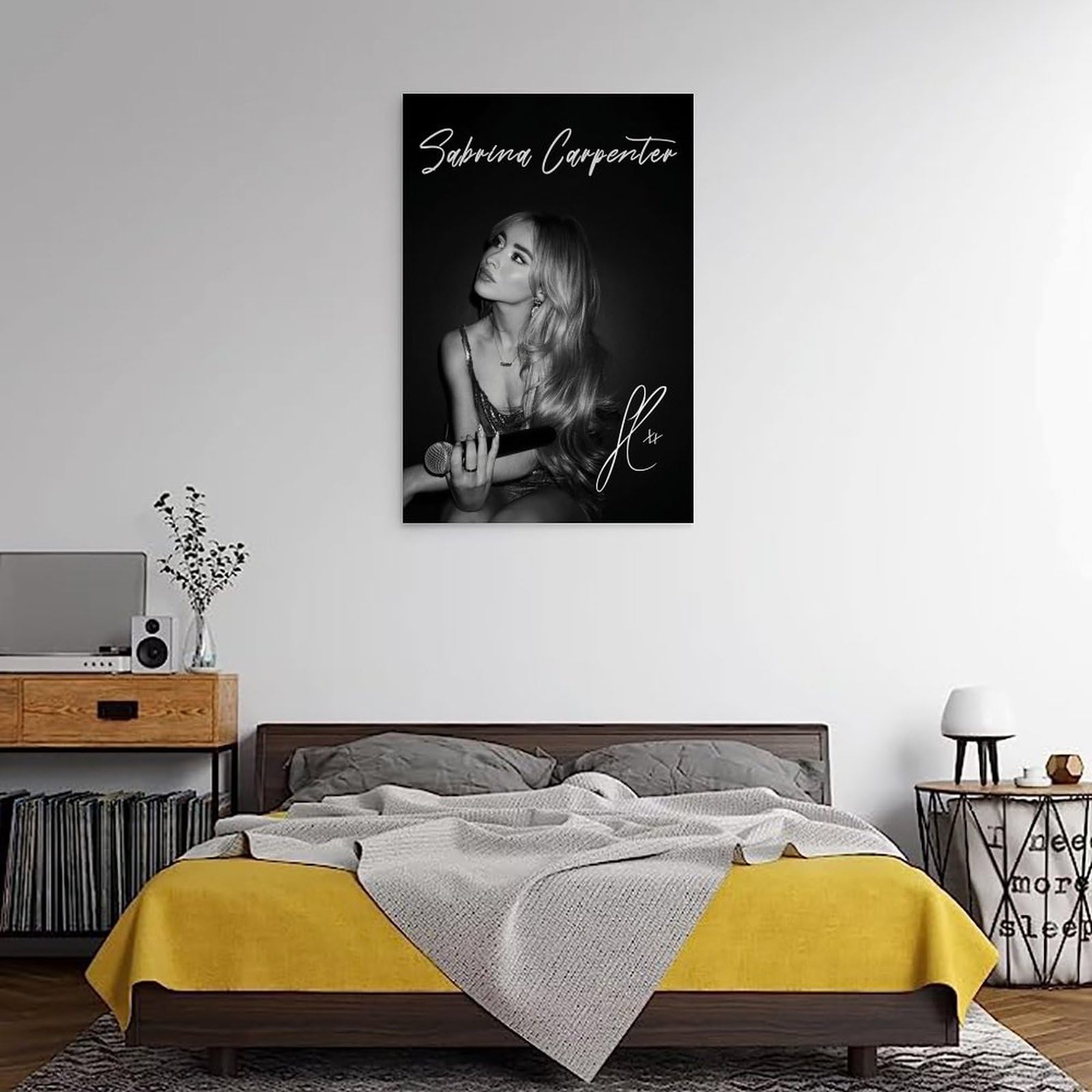 Sabrina Carpenter Poster 30x45cm - Vintage Music Collage Leinwand Für Zimmerdekor