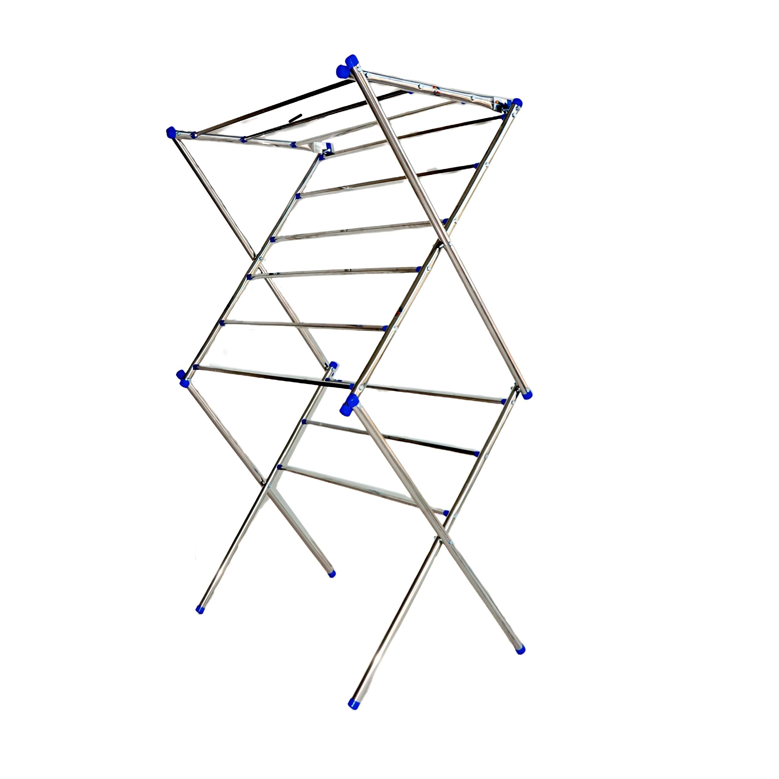 See full amazon price history chart for DWET Clothes Drying Rack | Foldable Stainless Steel Drain Rack | Laundry Garment Dryer | Heavy Duty Stand | Laundry Stand for Drying | Cloth Stand with 12 Rod Use Indoor/Outdoor/Balcony (Blue) DWET Clothes Drying Rack | Foldable Stainless Steel Drain Rack | Laundry Garment Dryer | Heavy Duty Stand | Laundry Stand for Drying | Cloth Stand with 12 Rod Use Indoor/Outdoor/Balcony (Blue) (B0BMQJSWP2) Amazon Price History, Amazon Price Tracker