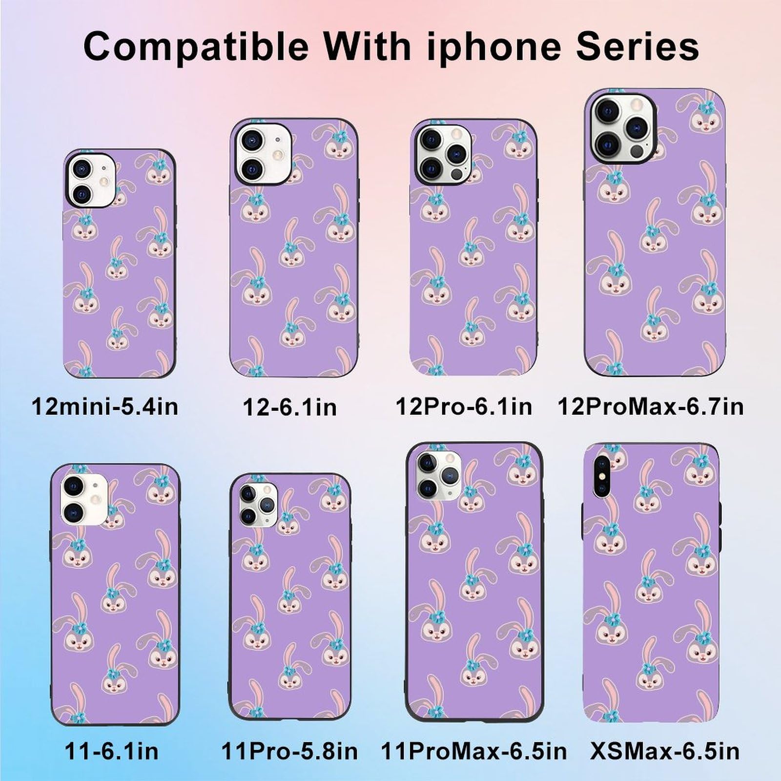 Amazon.co.jp: iPhone 12 Miniケース ステラルー 紫 かわいい