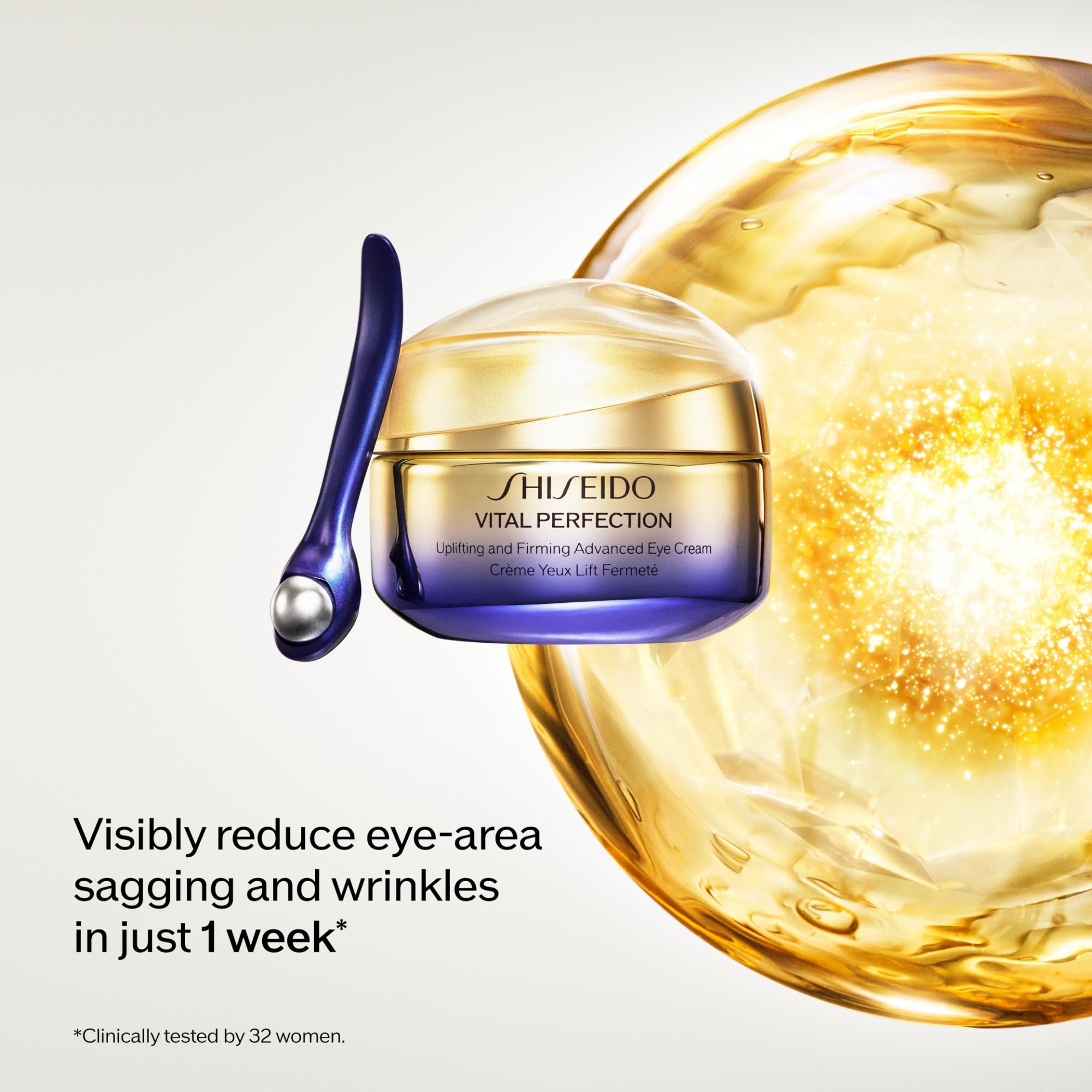 Shiseido Lifting & Firming Eye Care Set - Eudermine Activating Essence (30mL), Vital Perfection Uplifting and Firming Advanced Cream (15mL) & Eye Cream (15mL) - $159 Value