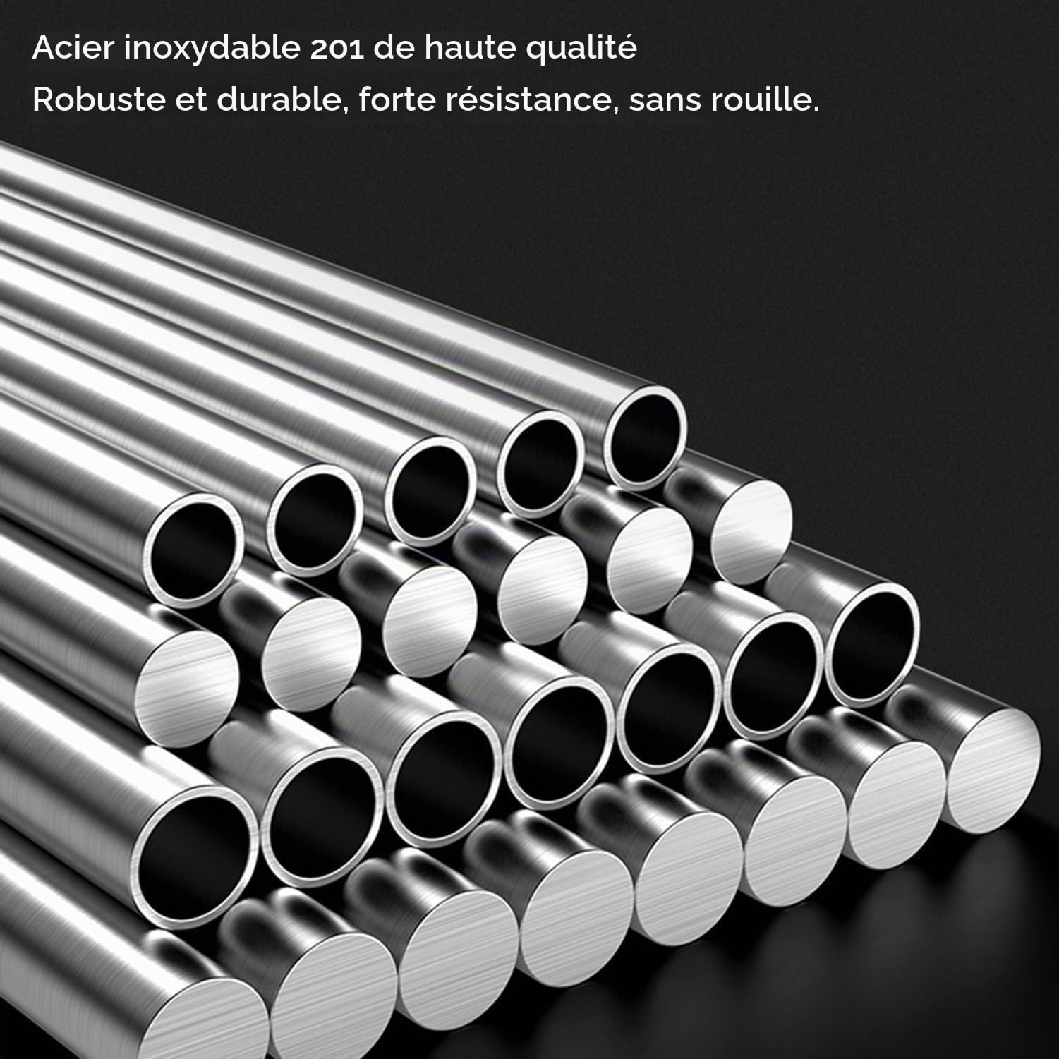 2 poteaux de sécurité Fixes en Acier pour allées, barrières de stationnement de 600/750 mm de Hauteur, bloqueur de Protection d'allée Anti-stationnement, bornes de sécurité en acie
